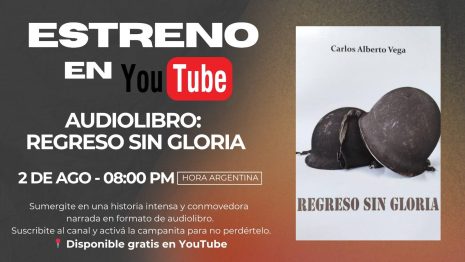 Carlos Alberto Vega presentó su audiolibro: «Regreso sin Gloria»