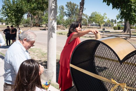 Carmensa ya tiene un Corazón y un mural para concientizar sobre el Cáncer Infantil