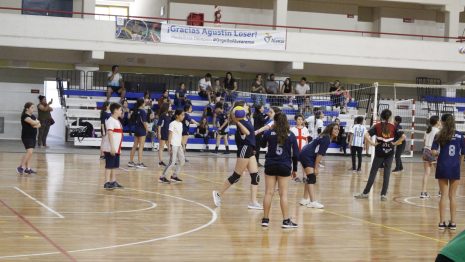 140 niños en el Encuentro de Mini Vóley Agustín Loser