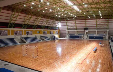 Avanzan las obras en el polideportivo