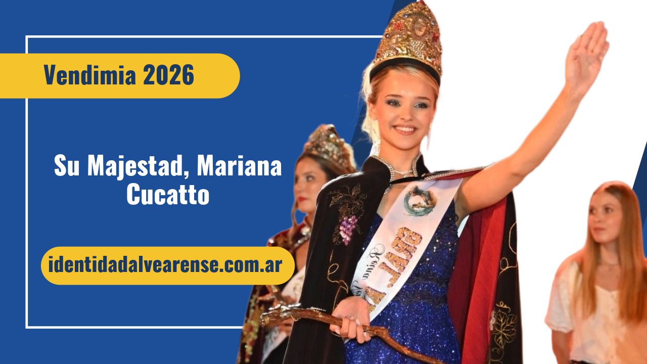 Mariana Belén Perra Cucatto fue coronada Reina Departamental de la Vendimia en General Alvear
