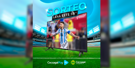 Disfrutá el Mundial en un Smart TV 50″ con CPlay