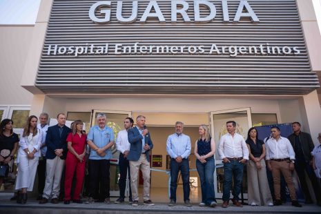 Quedó inaugurada la nueva guardia del hospital Enfermeros Argentinos